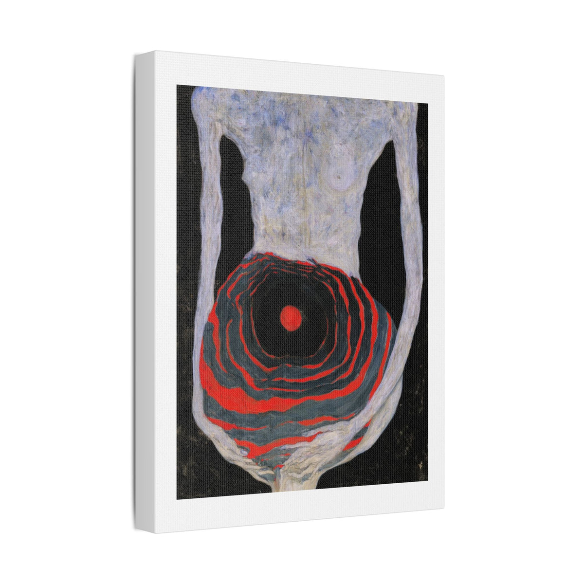 Mother, Neo-Surrealism, Art Print on Satin Canvas, Stretched
