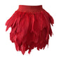 Feather Skirt, Party Music Festival Nightclub, Dance Skirt