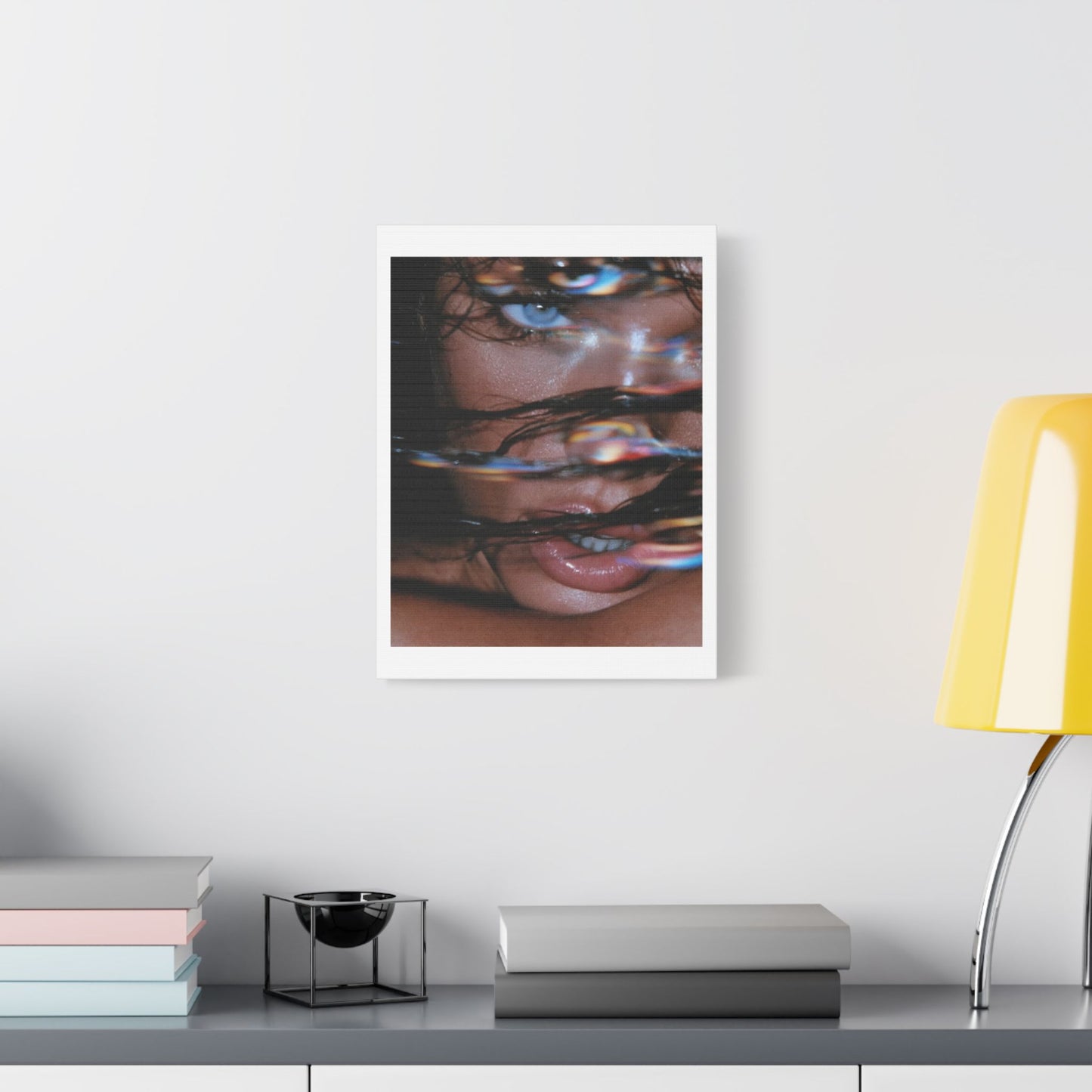 Glitch in the Matrix, Fashion Art Print on Canvas, Stretched