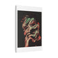 Abstract Male Portrait 'Designed by AI' Satin Canvas Art Print