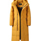 Down Jacket Men's Long Style Coat, Multi  Colours