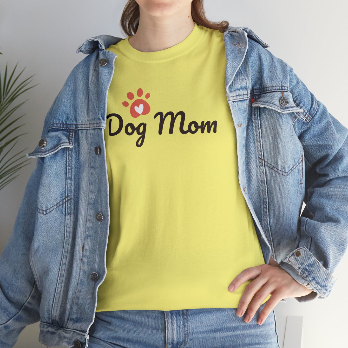 Dog Mom Cotton T-Shirt