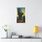 Man at the Watchtower II, Surrealist Art Style 'Designed by AI' Canvas Art Print