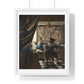 The Allegory of Painting (1666 –1668) by Johannes Vermeer, from the Original, Framed Art Print