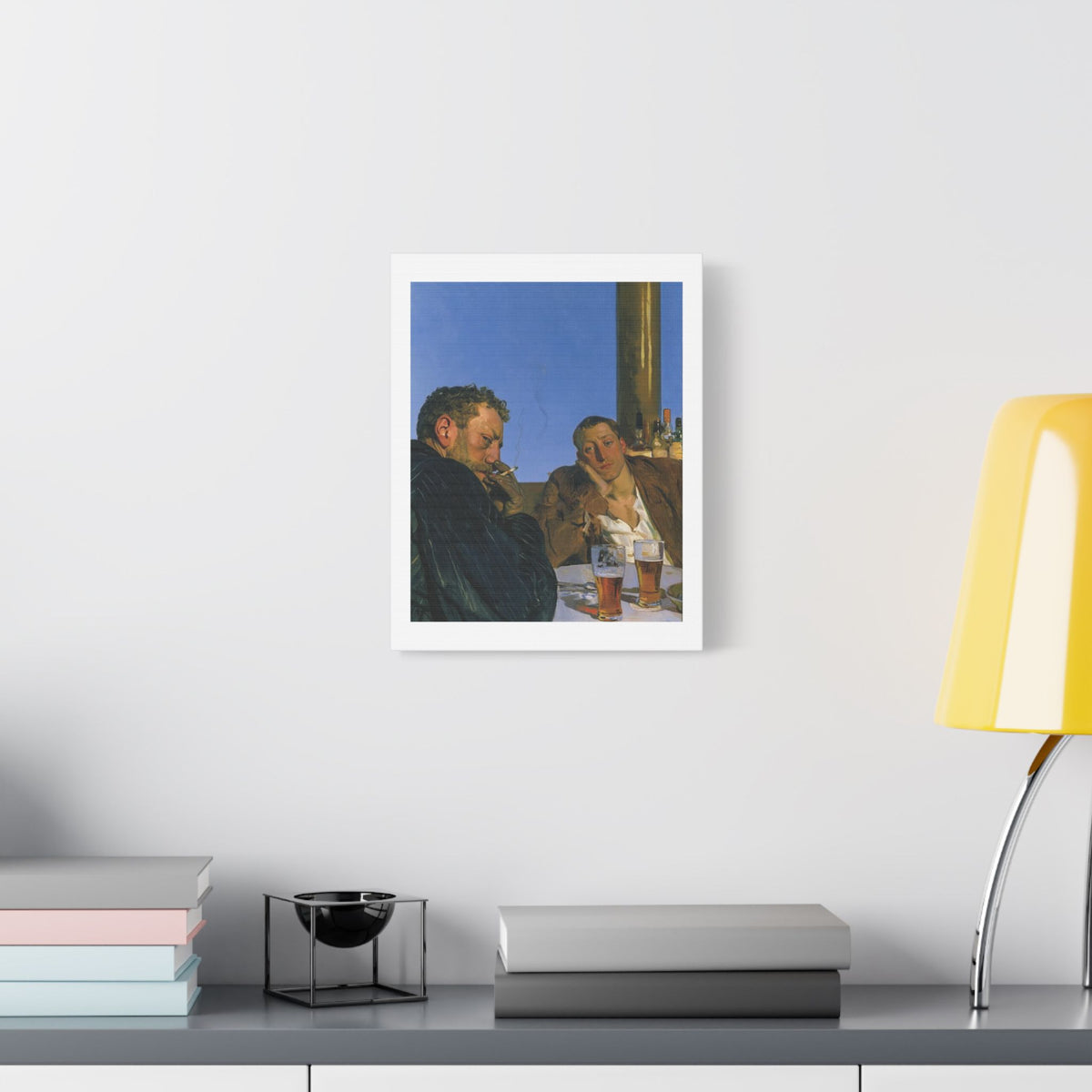 Café Art III, Print on Satin Canvas, Stretched