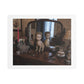 Eclectic Vintage Dressing Table 'Designed by AI' Art Print on Canvas