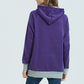 Women's Hoodie with Super-Size Front Travel Pocket, Multi Colours