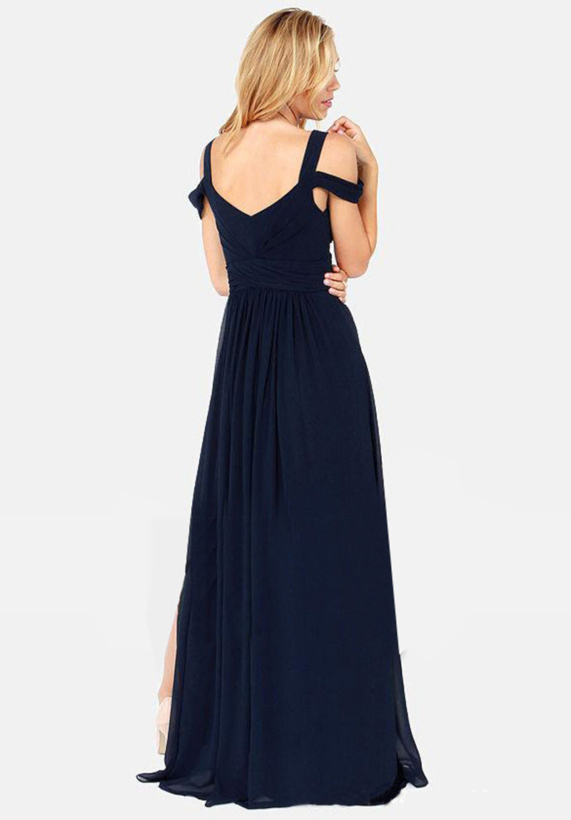 Vireous Long Elegant Greek-Style Pleated Dress, Bridesmaid Dress Vireous.Shop Vireous Long Elegant Greek-Style Pleated Dress, Bridesmaid Dress Vireous.Shop
