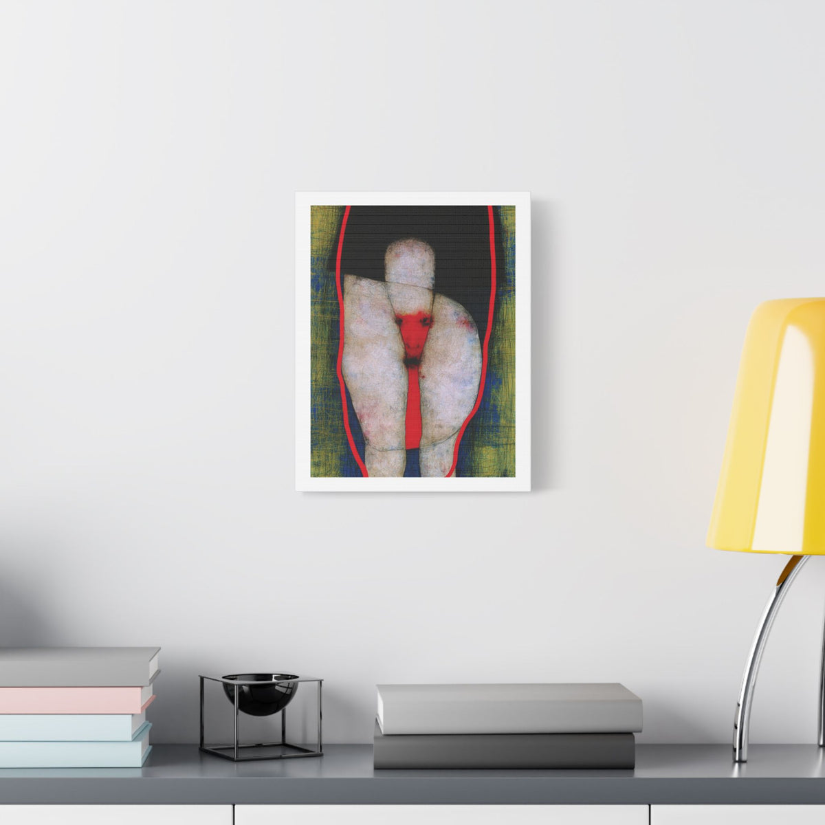 Thighs, Neo-Surrealism, Art Print on Satin Canvas, Stretched