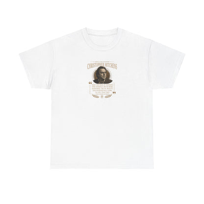 Christopher Hitchens on Free Will and Personal Responsibility, Philosophy Tribute T-Shirt