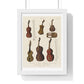 A Collection of Antique Violin, Viola, Cello and More from Encyclopedia Londinensis (1810) from the Original Art Print on Canvas