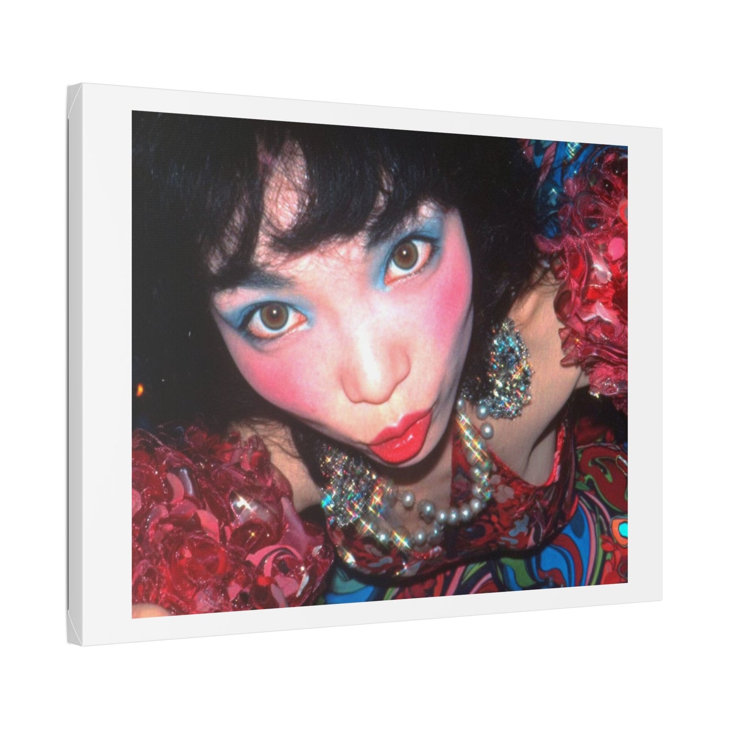 Psychedelic Japan II Abstract Art 'Designed by 'AI Canvas Art Print