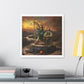 Duet, Surrealist Art 'Designed by AI' Canvas Art Print