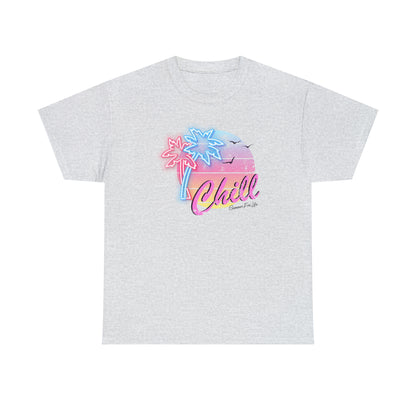 Chill, Summer For Life, Miami Neon Style T-Shirt