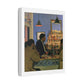 Café Art IV, Print on Satin Canvas, Stretched