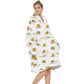 Extra-Large Printed Warm Layabout Blanket Hoodie