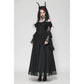 Dark in Love Millicent Black Tulle Feather Fantasy dress