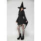 Dark in Love Darya Witchy Bell-Sleeve Shirt Dress