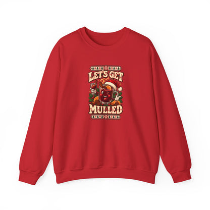Funny Adult Christmas Jumpers: 'Let’s Get Mulled' Christmas Crewneck