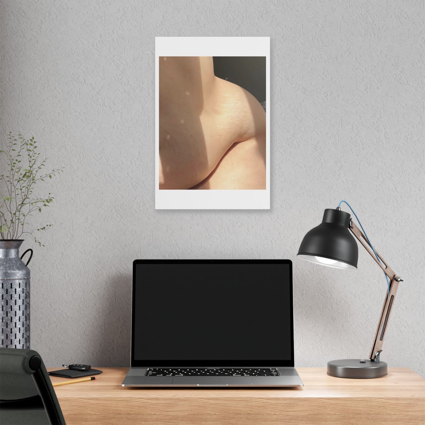 Rubenesque Female Nude 'Designed by AI' Canvas Art Print