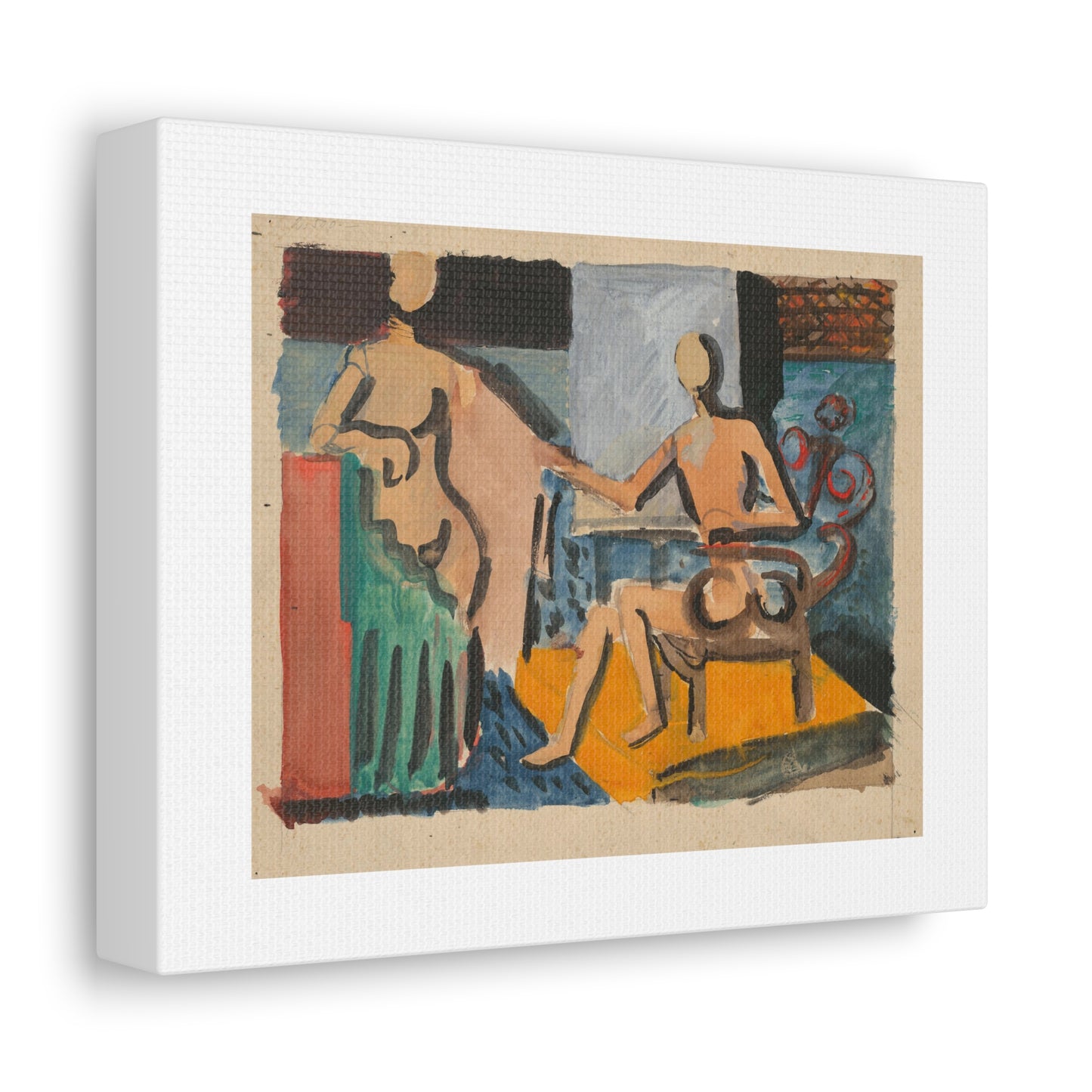 Atelier (1930-1939) by Cyprián Majerník, from the Original, Art Print on Satin Canvas