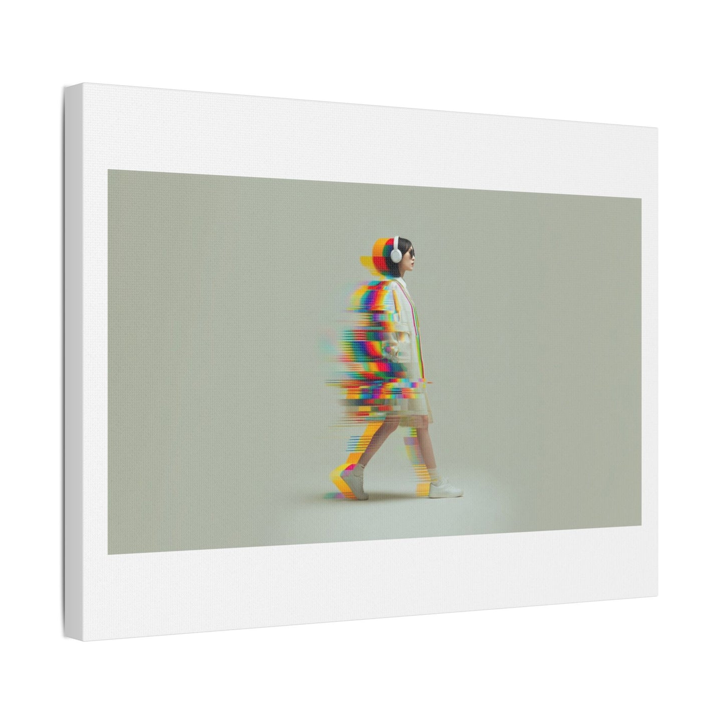 There's a Difference Between Knowing the Path and Walking the Path 'Designed by AI' Art Print on Canvas