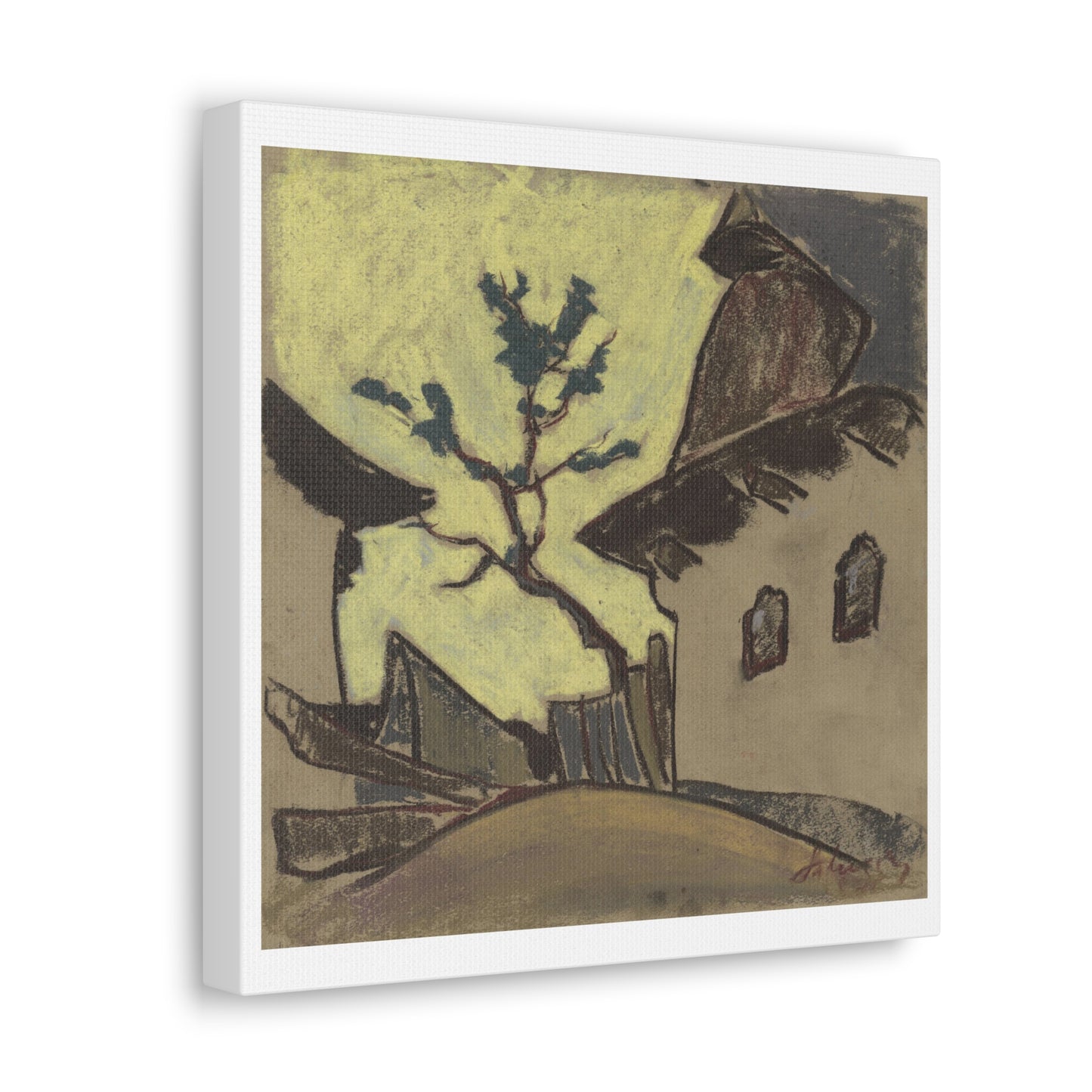 Village Cottage (1931) by Zolo Palugyay Art Print from the Original