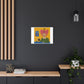 I Cheer for Me, Cartoon Art Print on Canvas