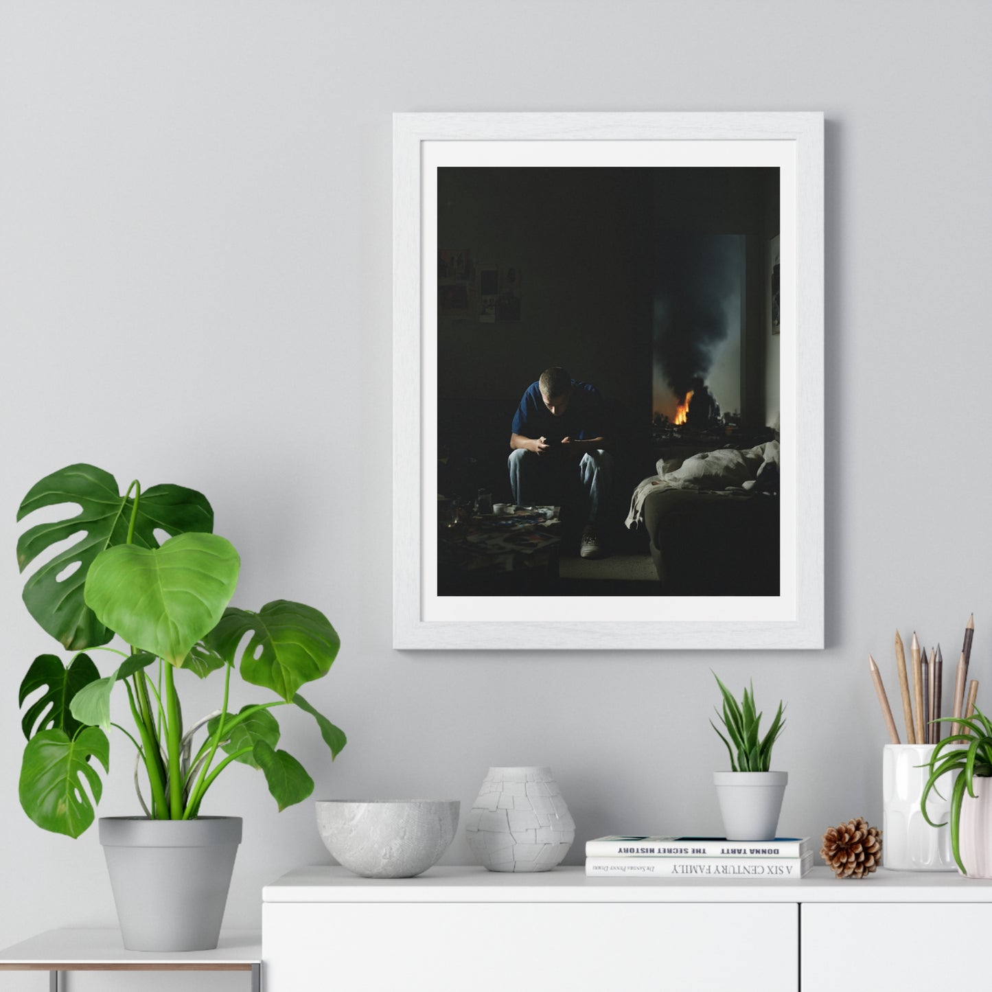Raw Art II 'Designed by AI' Framed Art Print