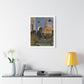Café Art IV, Print on Satin Canvas, Stretched