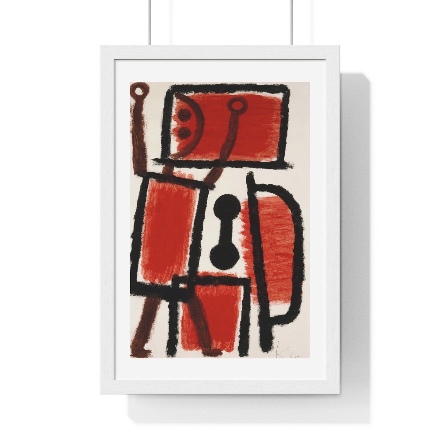 Locksmith (1940) by Paul Klee, from the Original, Framed Art Print