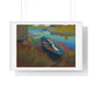 Boats at Rest (circa 1895) by Arthur Wesley Dow, from the Original, Framed Print