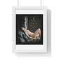 Reclining Female Nude Posed as Danae (1850s) from the Original, Framed Art Print