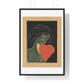 The Heart (1898–1899) by Edvard Munch, from the Original, Framed Print