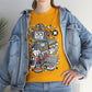 Robot Music Machine Cartoon T-Shirt