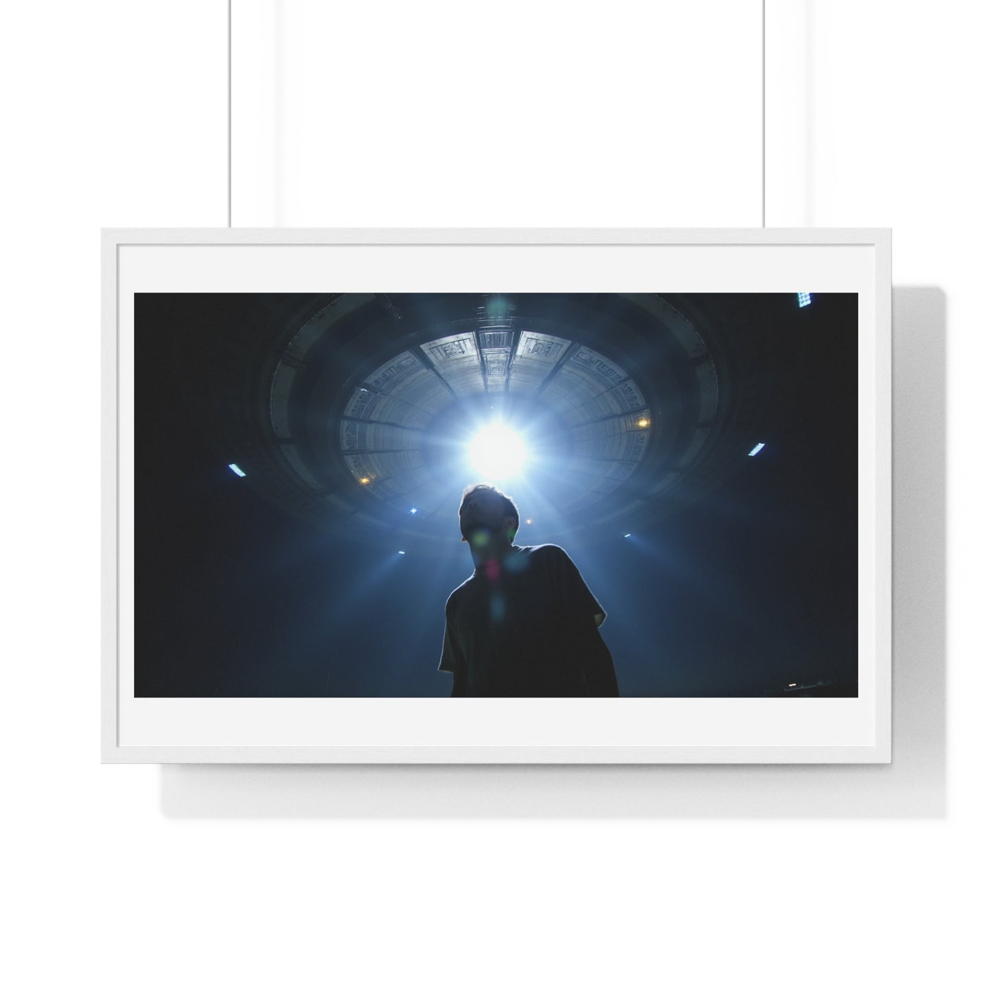 Last Moments Before the Abduction 'Designed by AI' Framed Art Print