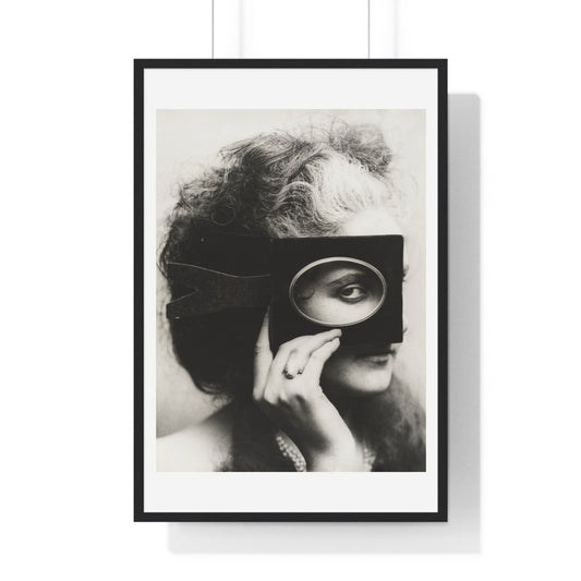 Vintage Photography, Scherzo di Follia (1861–67) by Pierre-Louis Pierson, from the Original, Framed Art Print