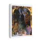 The Walls Have Eyes, Art Print on Satin Canvas, Stretched