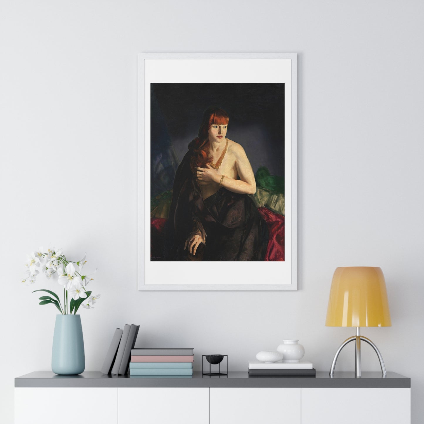 Nude with Red Hair (1920) by George Wesley Bellows, from the Original, Framed Art Print