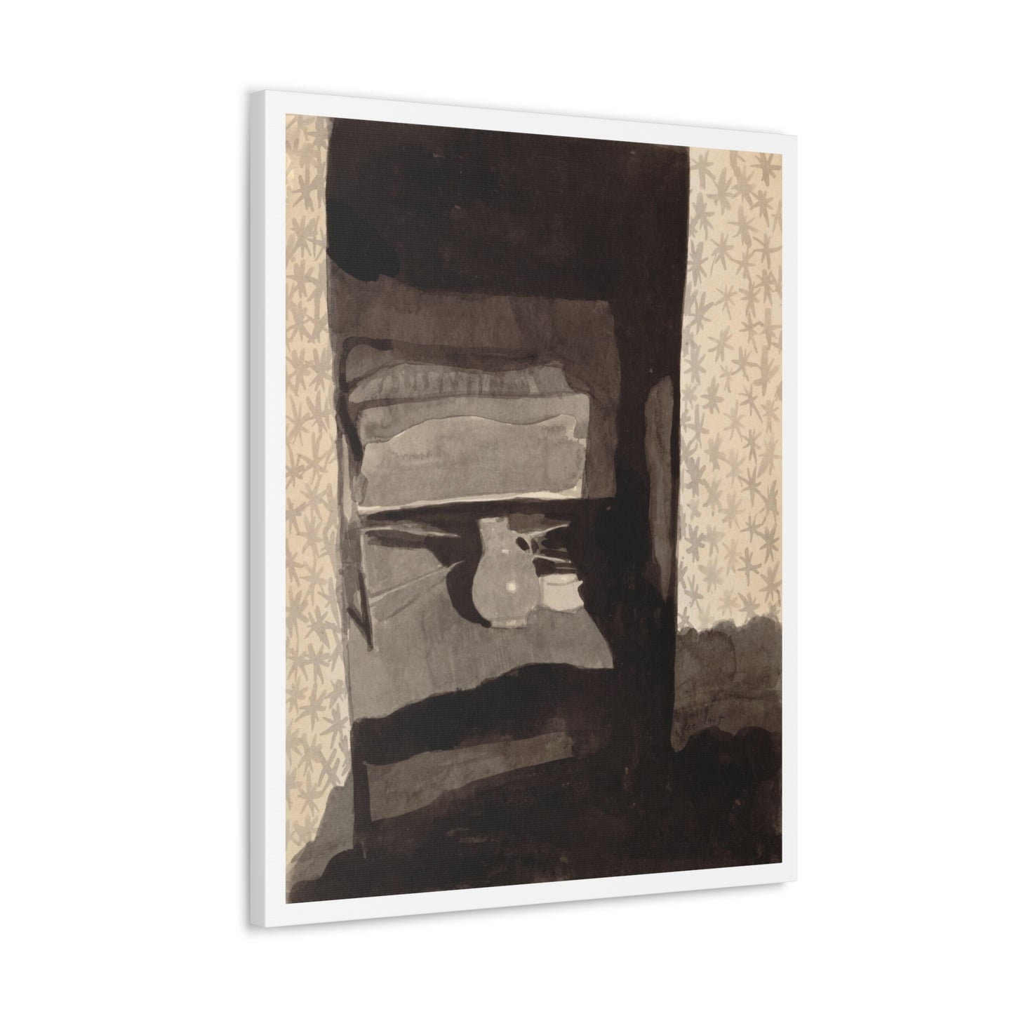 Glance Into a Bedroom (1908) by Paul Klee, Canvas Art Print from the Original