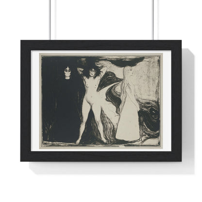 Das Weib (De Sfinx) (1899) by Edvard Munch Framed Art Print