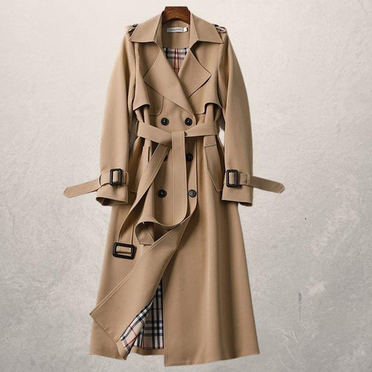 Vireous Classic Mid-Length Multi-Colours Women's Trench Coat