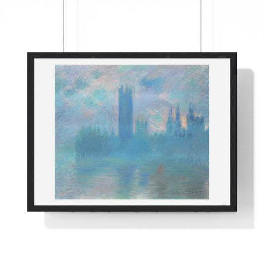 Houses of Parliament, London (1900–1901) by Claude Monet, from the Original, Framed Art Print