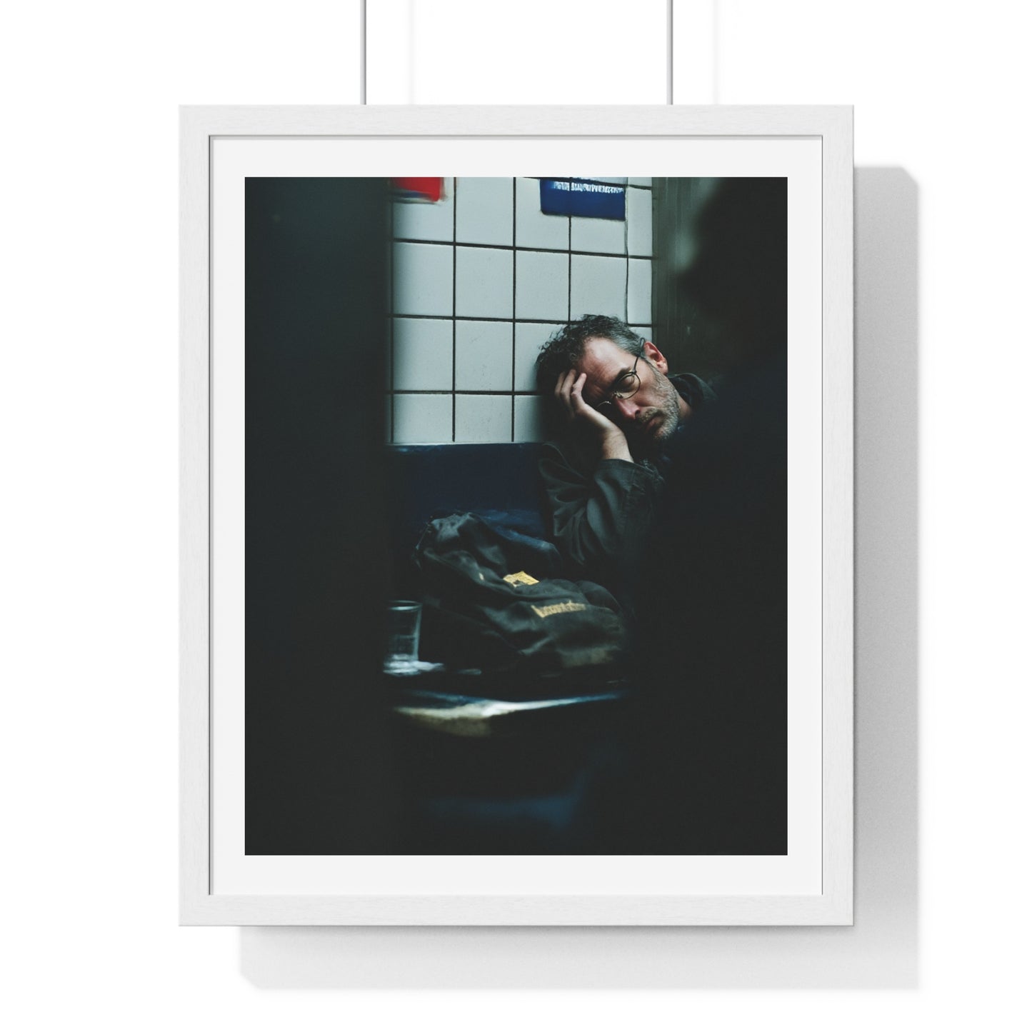 Raw Art Street Scene II 'Designed by AI' Framed Art Print