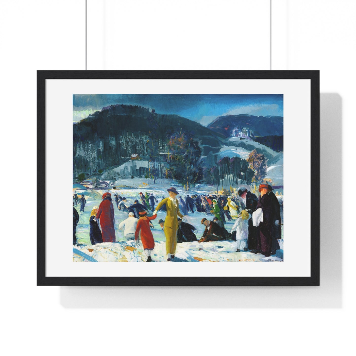 Love of Winter (1914) by George Wesley Bellows, from the Original, Framed Art Print
