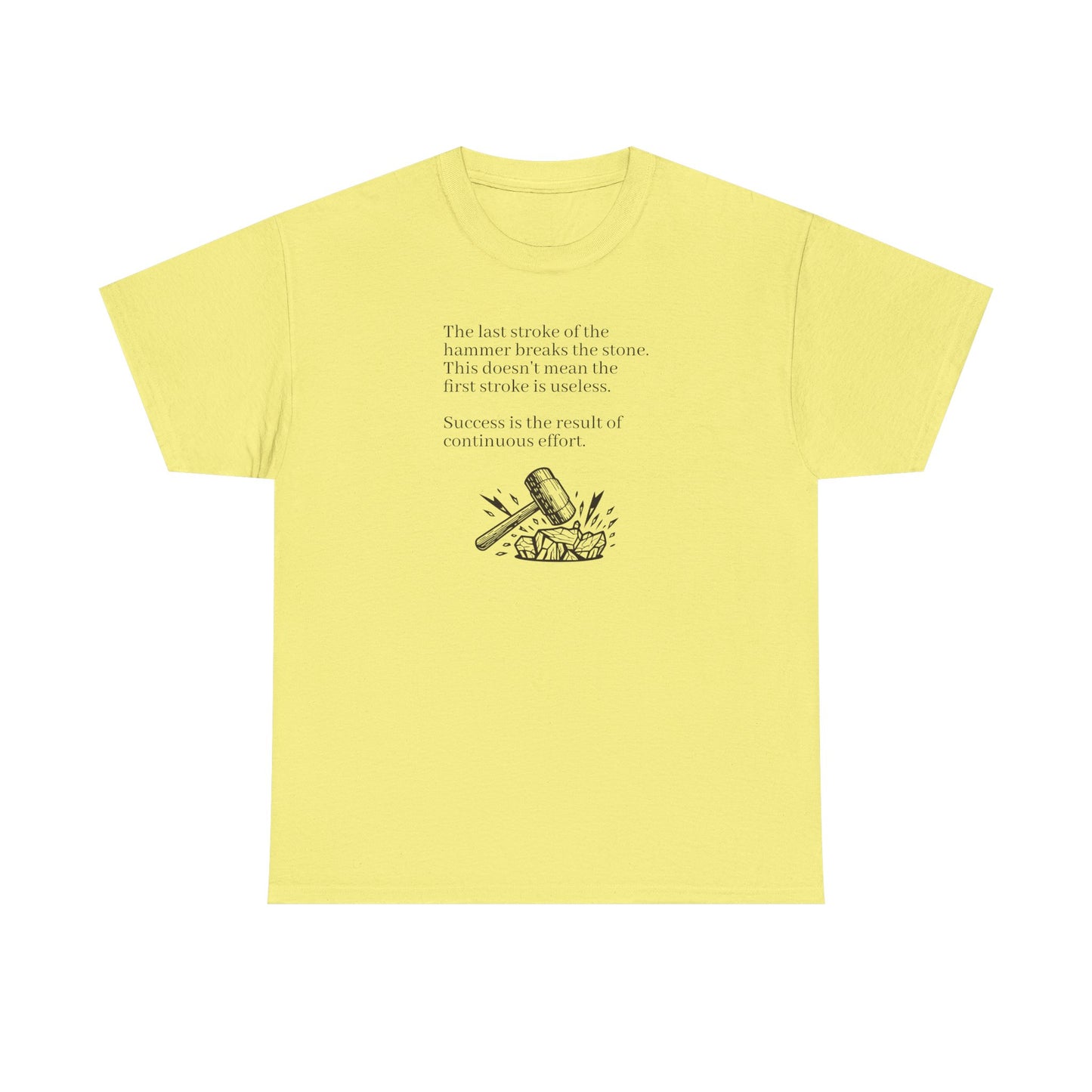 Success is the Result of Continuous Effort, Positive Vibes T-Shirt