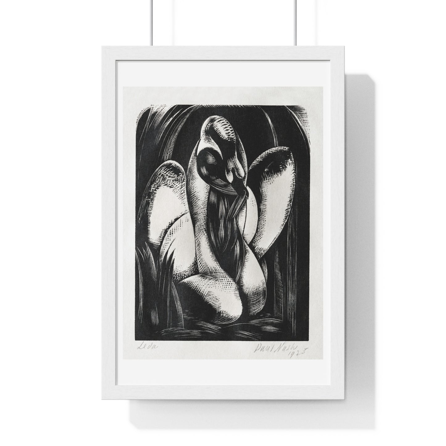Leda (1925) by Paul Nash, from the Original, Framed Art Print