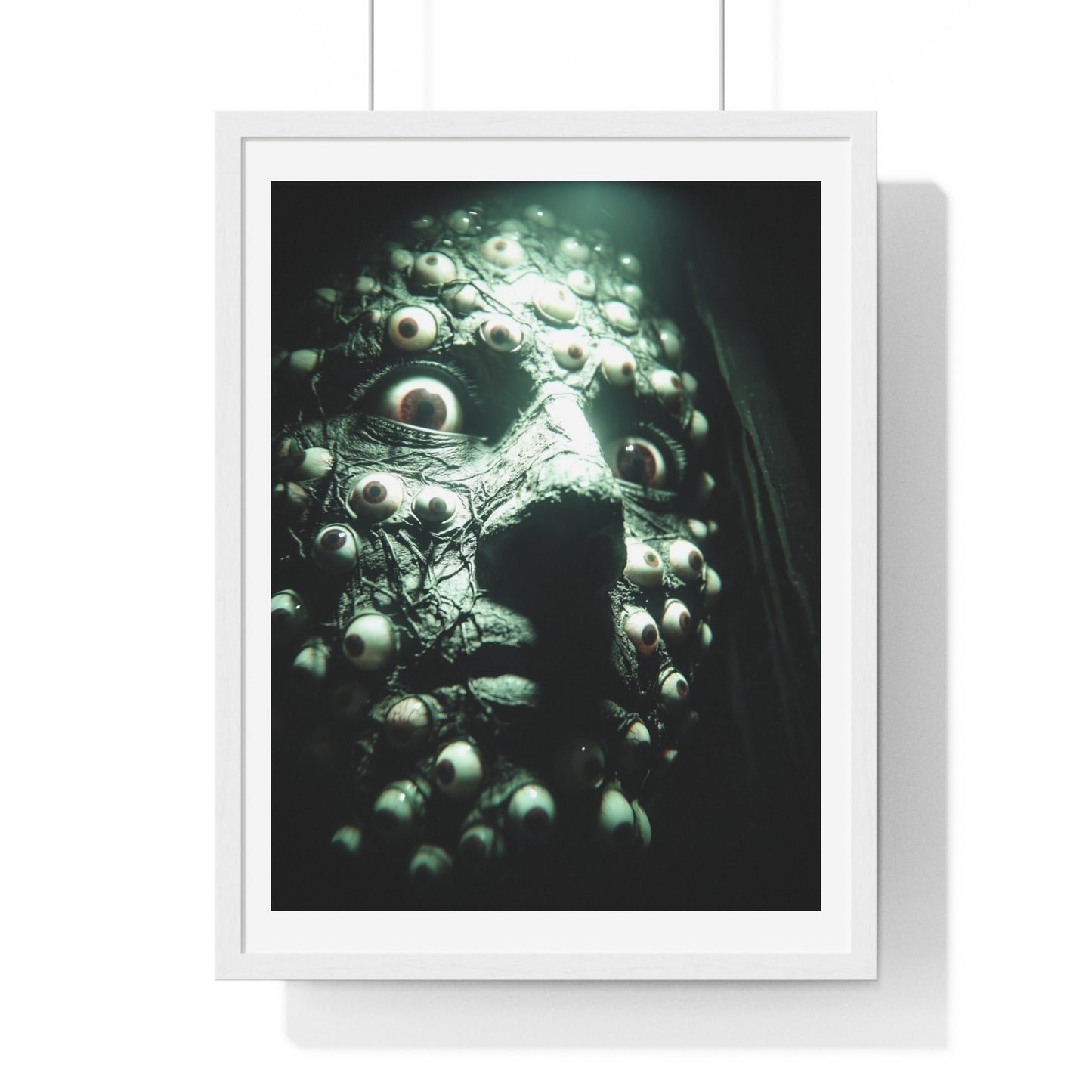 Reality is in the Eye of the Beholder, Photorealistic Art 'Designed by AI' Framed Print