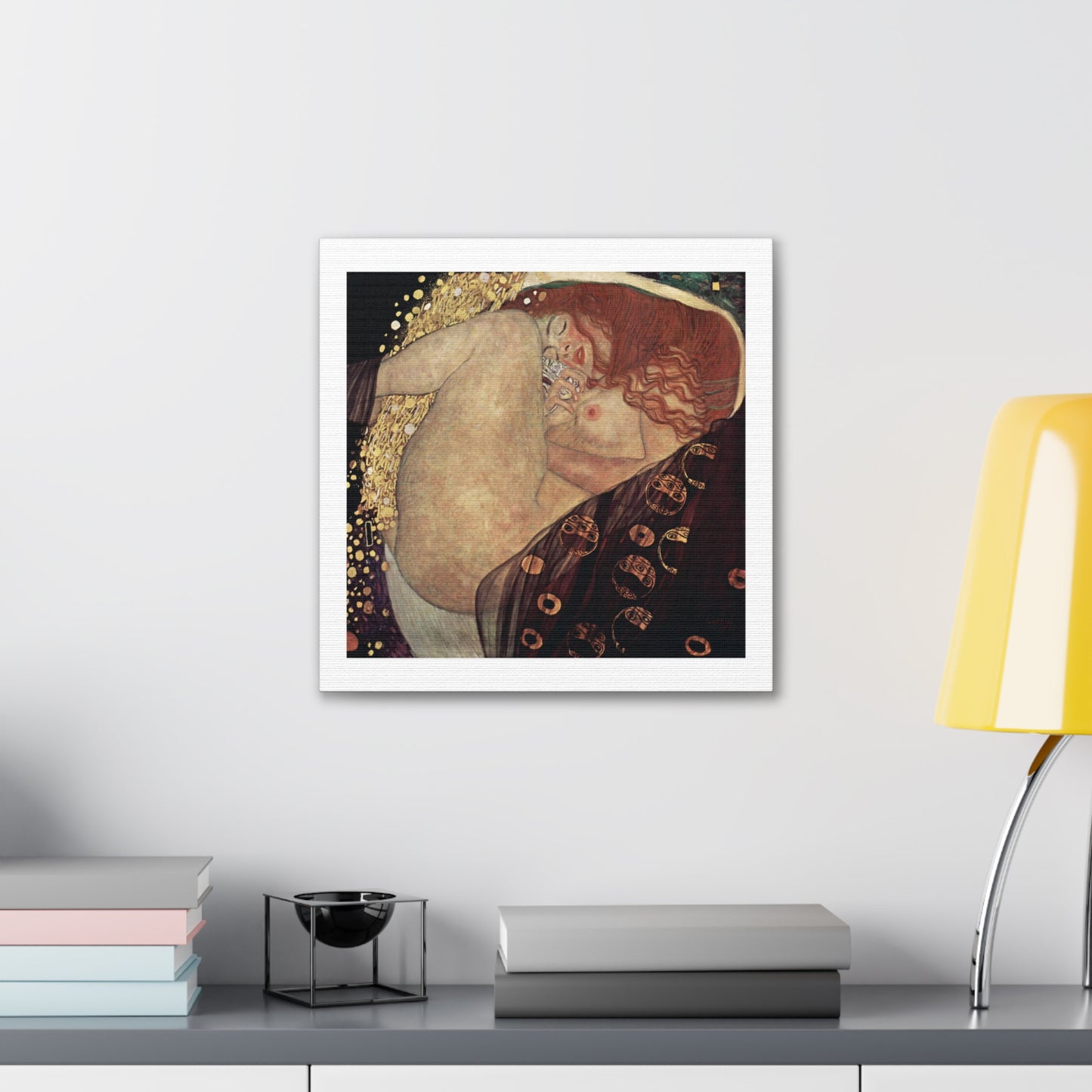 Gustav Klimt's Danae (1907) Canvas Art Print from the Original