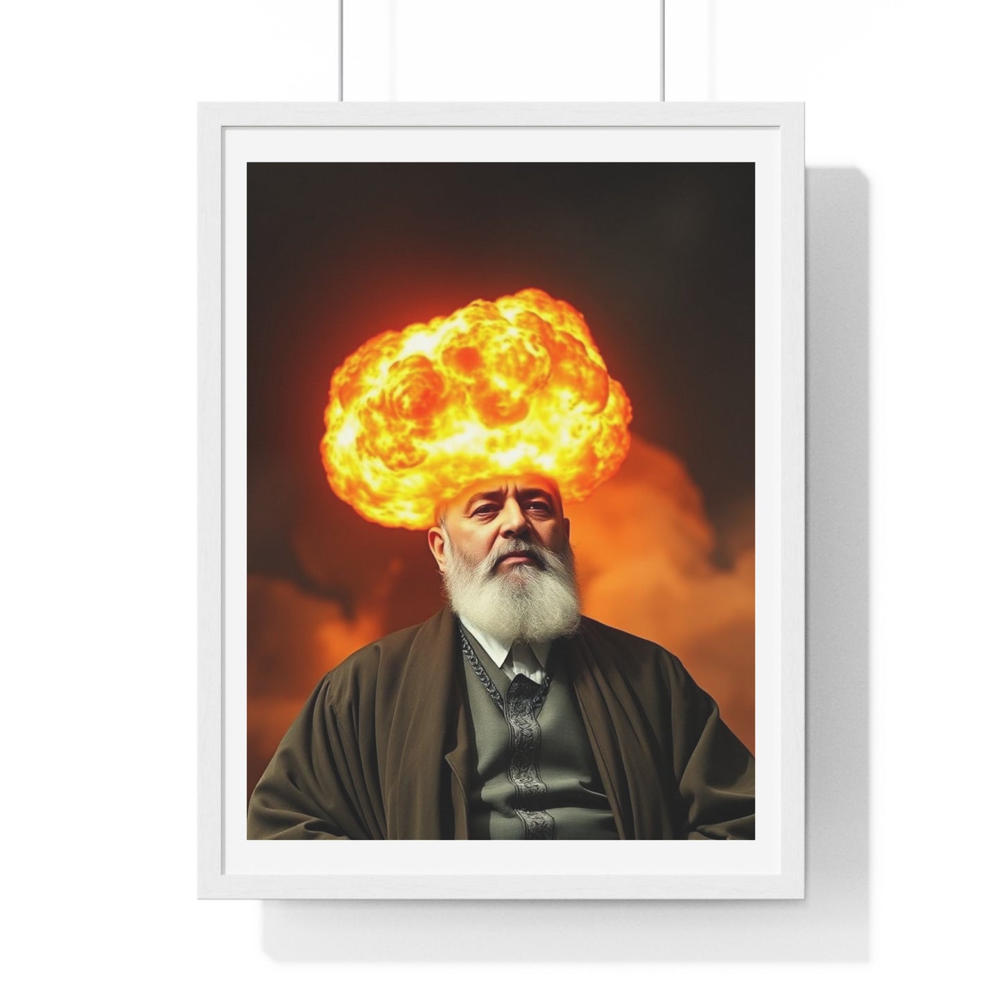 Mind Blowing, Photorealistic Art 'Designed by AI' Framed Print